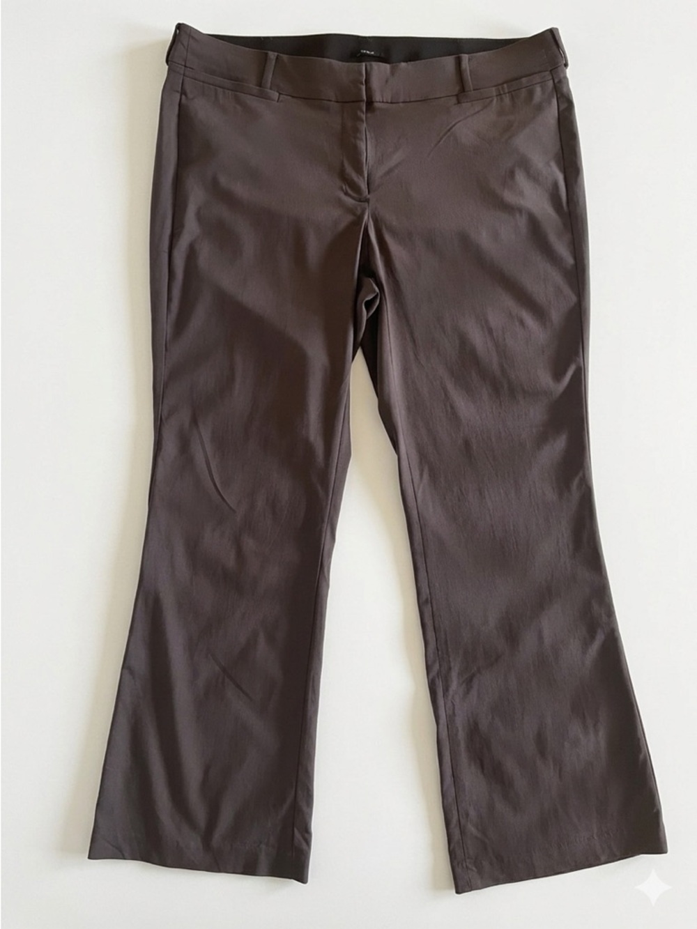 Lane Bryant The Allie Sexy Stretch Pants Brown Feminine Office Plus Size 20R